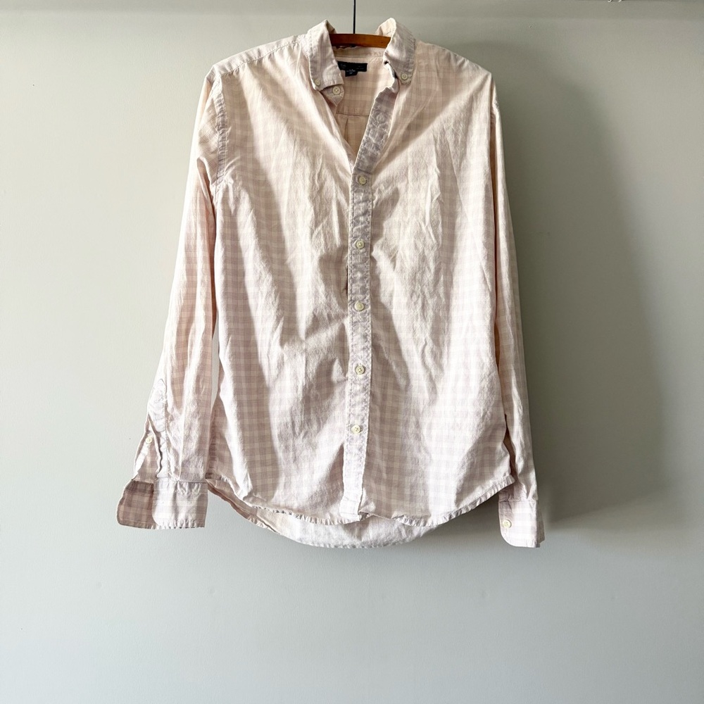 Gap button down shirt men’s s check m
